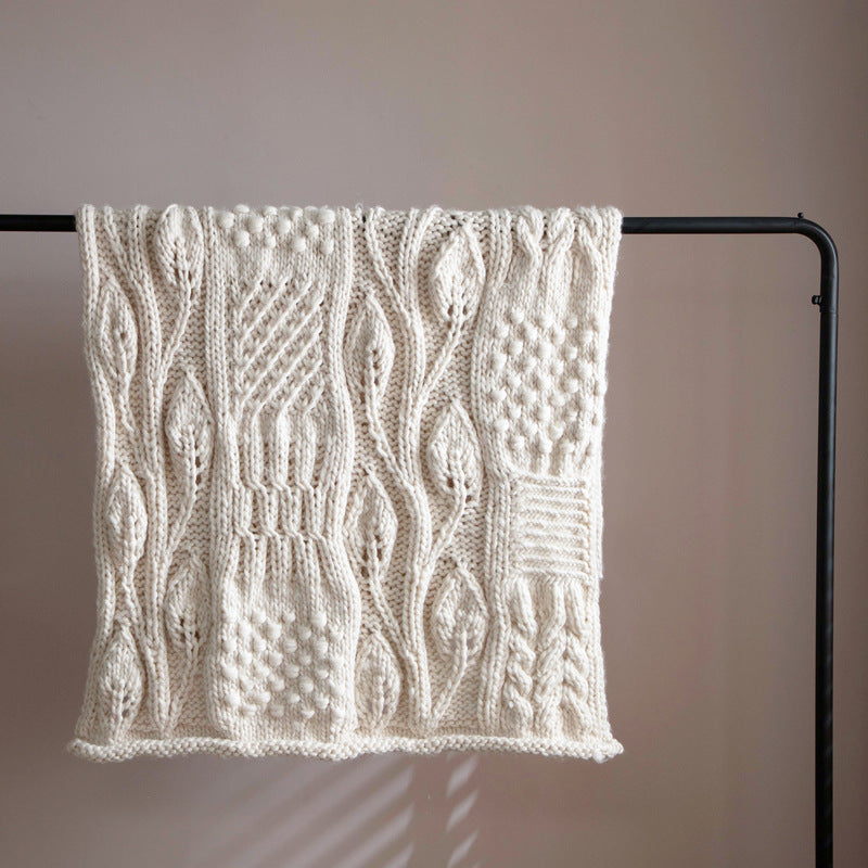 Hand-Woven Thick Wool Sofa & Photo Blankets